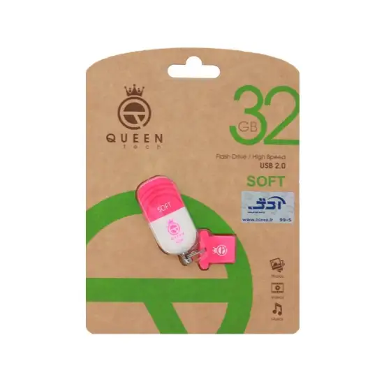تصویر فلش مموری کوئین تک مدل SOFT ظرفیت 32 گیگابایت