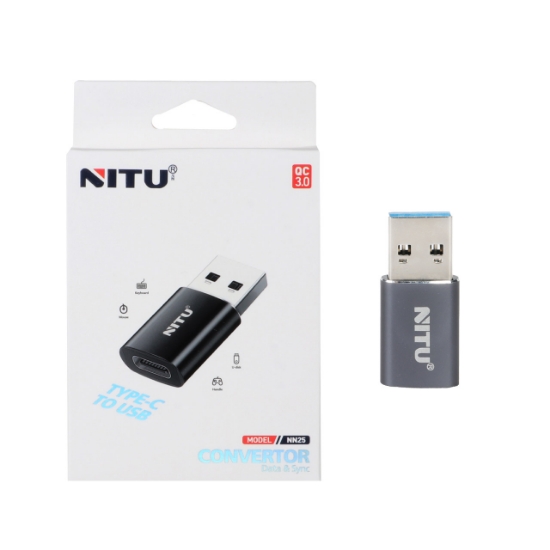 تصویر مبدل USB به USB-C نیتو مدل NN25