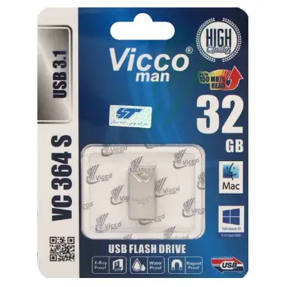 نمایش جزئیات فلش مموری ویکومن مدلVC364 s ظرفیت 32 گیگابایت
