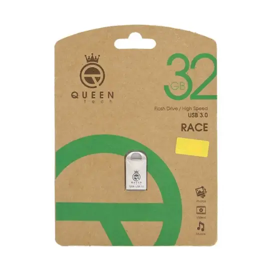تصویر فلش مموری کوئین تک مدل USB3.0 RACE ظرفیت 32 گیگابایت