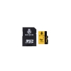 تصویر کارت حافظه Micro SD HC کوئین تک مدل 633X کلاس 10 استاندارد U3 سرعت 95MBps ظرفیت 128 گیگابایت به همراه آداپتور SD