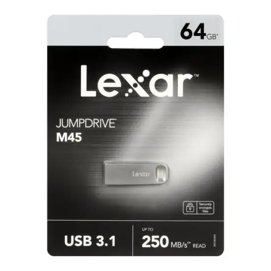 تصویر فلش مموری لکسار مدل JumpDrive M45 ظرفیت 64 گیگابایت