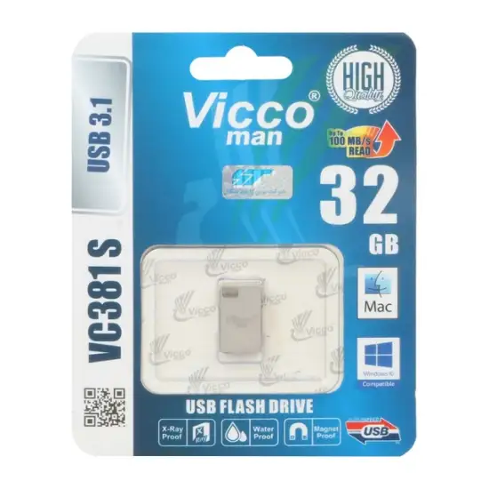 تصویر فلش مموری ویکومن مدل VC381 S ظرفیت32 گیگابایت