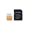 تصویر کارت حافظه microSDHC فیلیپس مدل Ultra Speed کلاس 10 U3 سرعت 95MB/s و ظرفیت 32 گیگابایت به همراه آداپتور SD