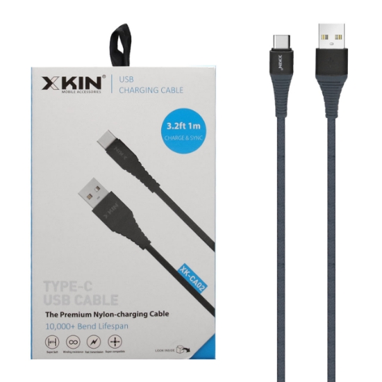 تصویر کابل تبدیل USB به USB-C ایکس کین مدل XK-CA02
