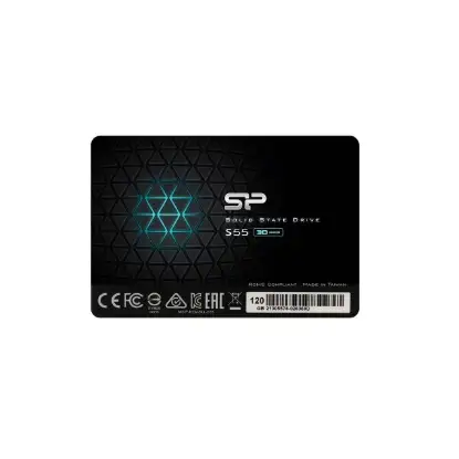 تصویر اس اس دی اینترنال SATA3.0 سیلیکون پاور مدل Slim S55 ظرفیت 120 گیگابایت