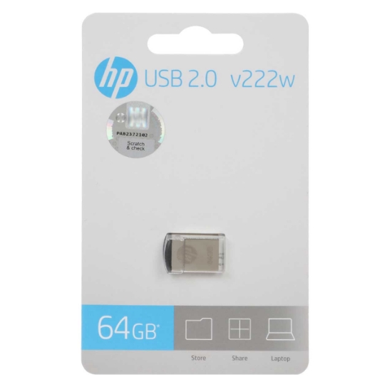 تصویر فلش مموری USB2.0 اچ پی مدل V222W ظرفیت 64 گیگابایت