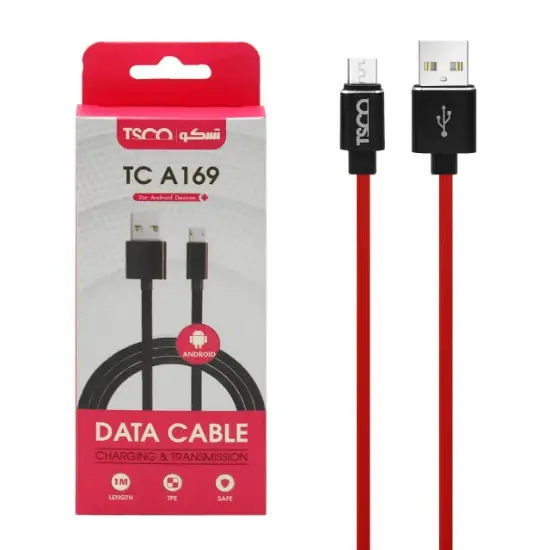 تصویر کابل تبدیل USB به Micro-USB تسکو مدل TC A169