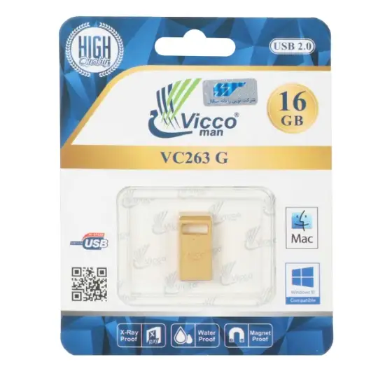 تصویر فلش مموری ویکومن مدل vc263 G با ظرفیت 16 گیگابایت