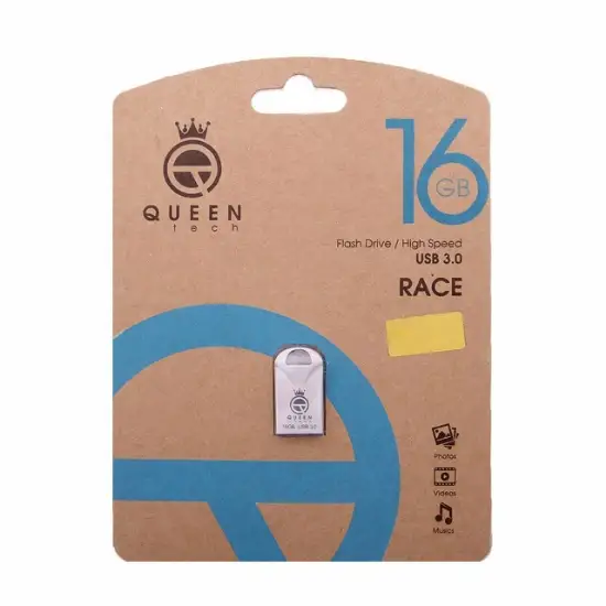 تصویر فلش مموری کوئین تک مدل RACE ظرفیت 16 گیگابایت