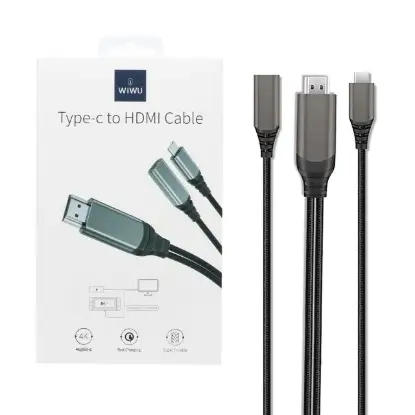 نمایش جزئیات مبدل USB-C به HDMI ویوو مدل X10 طول 2 متر