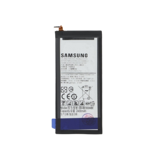 تصویر باتری موبایل سامسونگ مناسب برای مدل Galaxy E5 با ظرفیت 2400 میلی آمپر ساعت