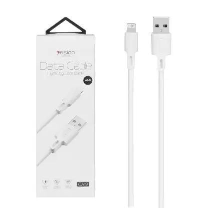 نمایش جزئیات کابل تبدیل USB به Lightning یسیدو مدل CA19