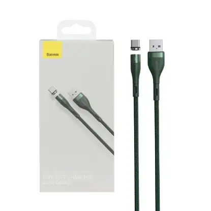 نمایش جزئیات کابل تبدیل USB به USB-C باسئوس مدل CATXC-N06 طول 1 متر