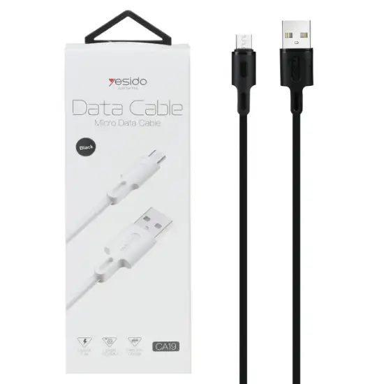 تصویر کابل تبدیل USB به micro USB یسیدو CA19