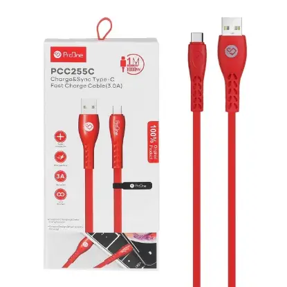 نمایش جزئیات کابل تبدیل USB به USB-C پرووان مدل PCC255C