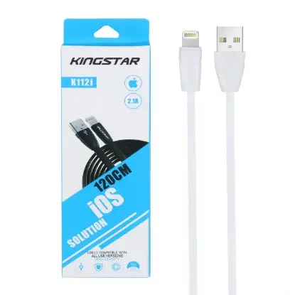 نمایش جزئیات کابل تبدیل USB به لایتنینگ کینگ استار مدل K112 i