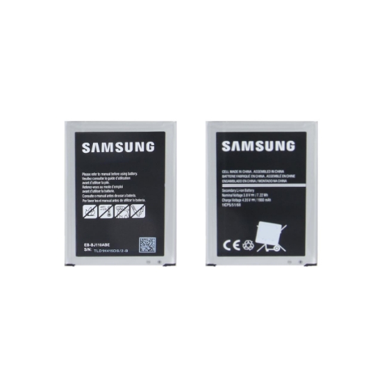 تصویر باتری موبایل سامسونگ مناسب برای مدل Galaxy J1 Ace با ظرفیت 1800 میلی آمپر ساعت