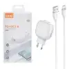 شارژر دیواری الدینیو مدل A3510Q به‌ همراه کابل تبدیل MicroUSB - تصویر یکم