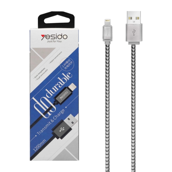 تصویر کابل تبدیل USB به لایتنینگ یسیدو مدل CA-T2