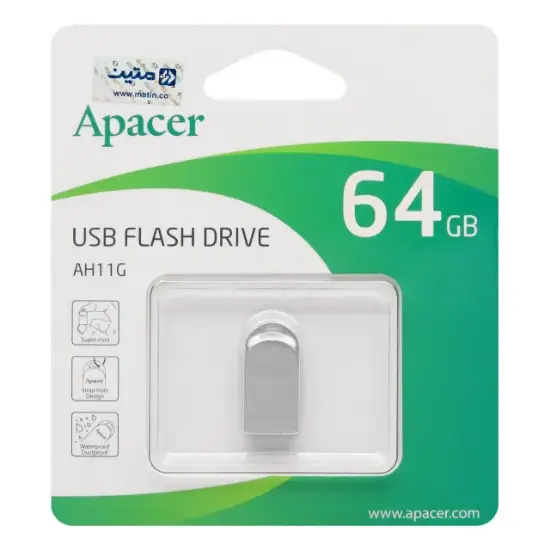 تصویر فلش مموری اپیسر مدل AH11G USB2.0 ظرفیت 64 گیگابایت