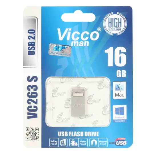 تصویر فلش مموری ویکومن مدل VC263 S USB2.0 ظرفیت 16 گیگابایت