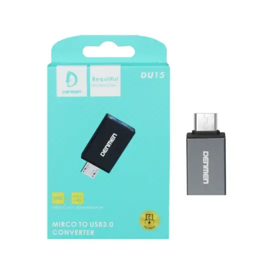 تصویر مبدل microUSB به USB OTG دنمن مدل DU15