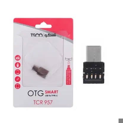 تصویر مبدل OTG تسکو USB به USB-C مدل TCR 957