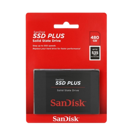 تصویر اس اس دی اینترنال سن دیسک مدل SSD PLUS ظرفیت 480 گیگابایت