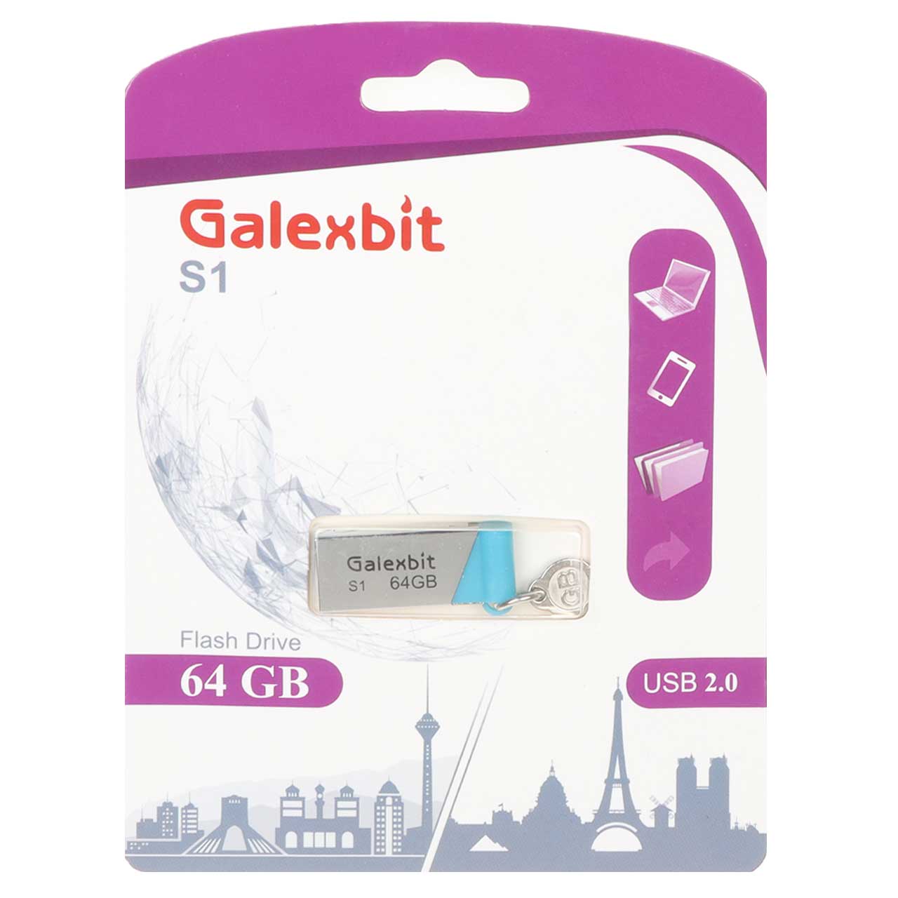 فلش مموری گلکسبیت مدل S1 USB2.0 ظرفیت 64 گیگابایت