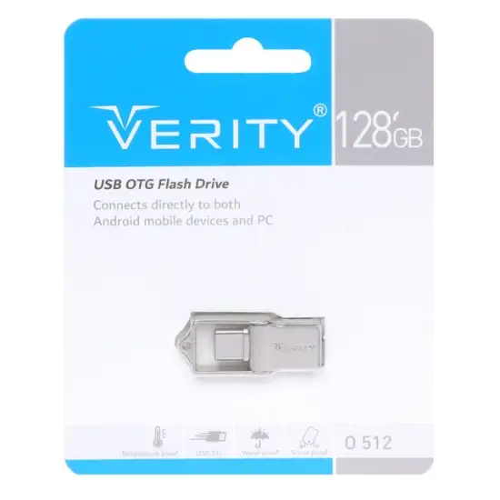 تصویر فلش مموری وریتی مدل O512 USB3.0 ظرفیت 128 گیگابایت