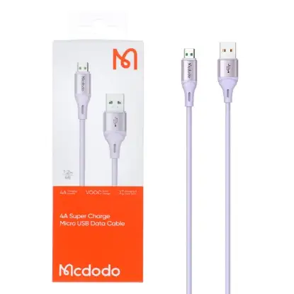 نمایش جزئیات کابل تبدیل USB به micro USB مک دودو مدل CA-1853 طول 1.2 متر