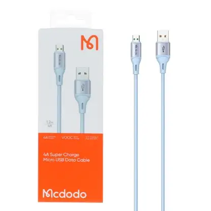 نمایش جزئیات کابل تبدیل USB به micro USB مک دودو مدل CA-1854 طول 1.2 متر