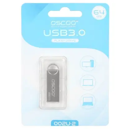 تصویر فلش مموری اسکو مدل 002U-2 USB3.0 ظرفیت 64 گیگابایت