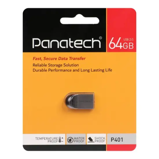 تصویر فلش مموری پاناتک مدل P401 USB2.0 ظرفیت 64 گیگابایت