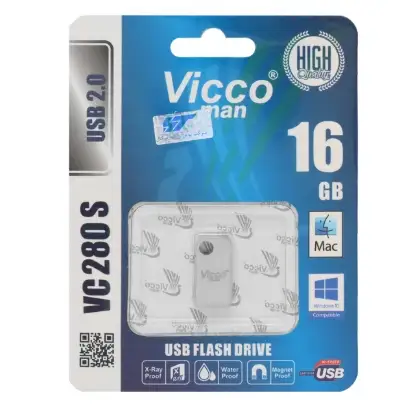 نمایش جزئیات فلش مموری ویکومن مدل VC280 S USB2.0 ظرفیت 16 گیگابایت