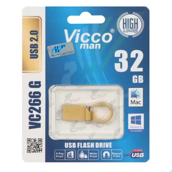 تصویر فلش مموری ویکومن مدل VC266 G USB2.0 ظرفیت 32 گیگابایت