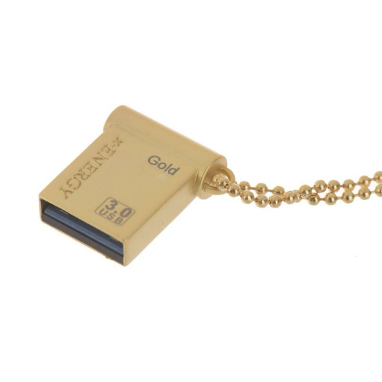 تصویر فلش مموری ایکس-انرژی مدل Gold USB3.0 ظرفیت 128 گیگابایت