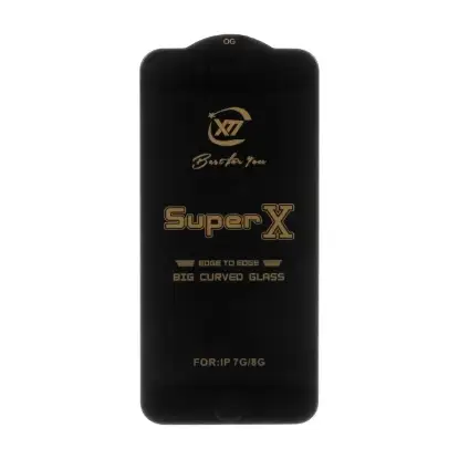 تصویر گلس گوشی Full Cover Super X برای iPhone 7 / 8