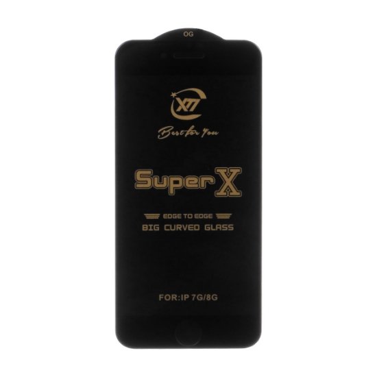 تصویر گلس گوشی Full Cover Super X برای iPhone 7 / 8