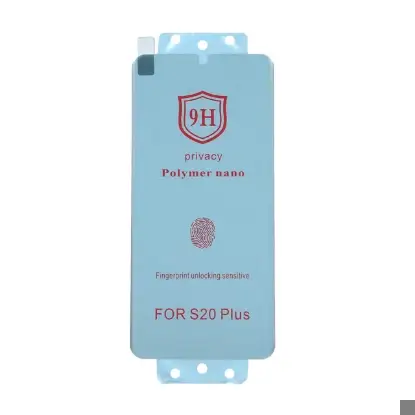 نمایش جزئیات گلس گوشی Full Cover Polymer nano Privacy برای Samsung S20 Plus