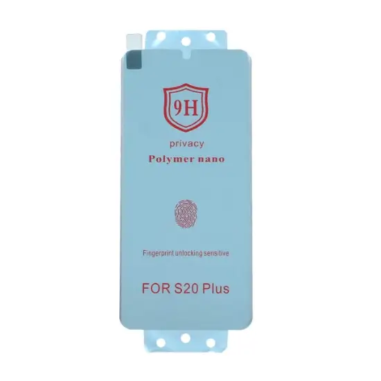 تصویر گلس گوشی Full Cover Polymer nano Privacy برای Samsung S20 Plus
