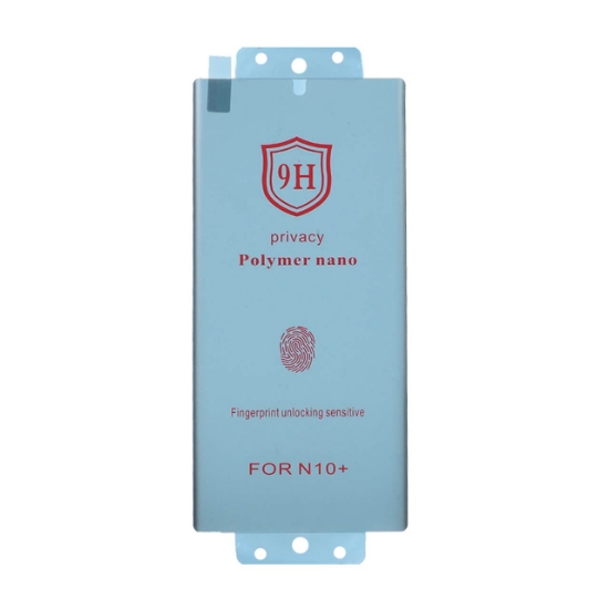 تصویر گلس گوشی Full Cover Polymer nano Privacy برای Samsung Note10 Plus