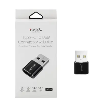 نمایش جزئیات مبدل USB-C به USB یسیدو مدل GS09