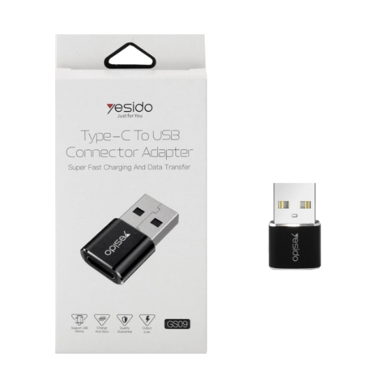تصویر مبدل USB-C به USB یسیدو مدل GS09