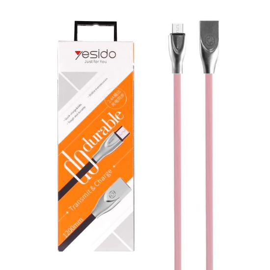 تصویر کابل تبدیل USB به microUSB یسیدو مدل CA-16 طول 1.2 متر
