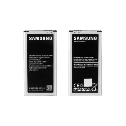 تصویر باتری موبایل سامسونگ مناسب برای مدل Galaxy S5 با ظرفیت 2800 میلی آمپرساعت