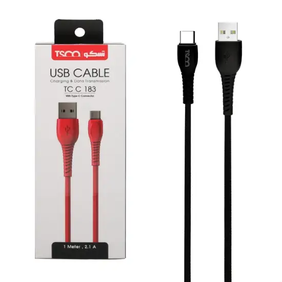 تصویر کابل تبدیل USB به USB-C تسکو مدل TC-C183