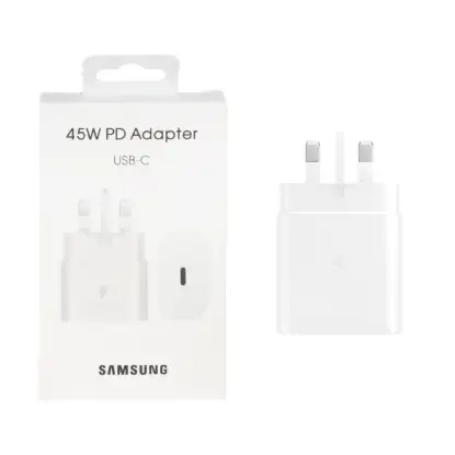 نمایش جزئیات شارژر دیواری 45 وات سه پین تک پورت USB-C 