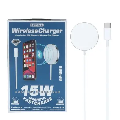 نمایش جزئیات شارژر بی سیم ریمکس مدل RP-W58